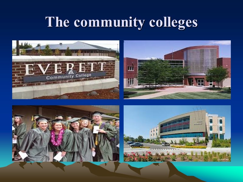 The community colleges